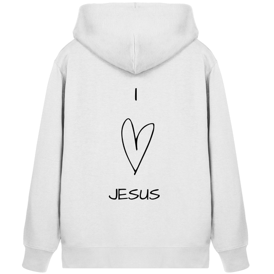 I love Jesus - Organic Zipper - wertvoll und geliebt 