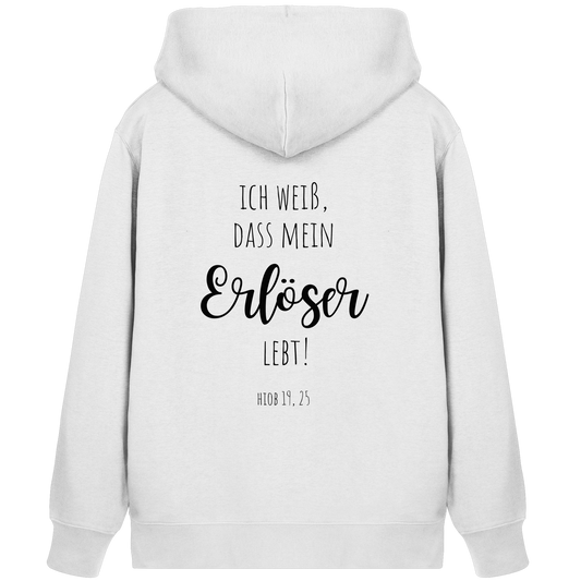 Ich weiß, dass mein Erlöser lebt - Organic Zipper - wertvoll und geliebt 