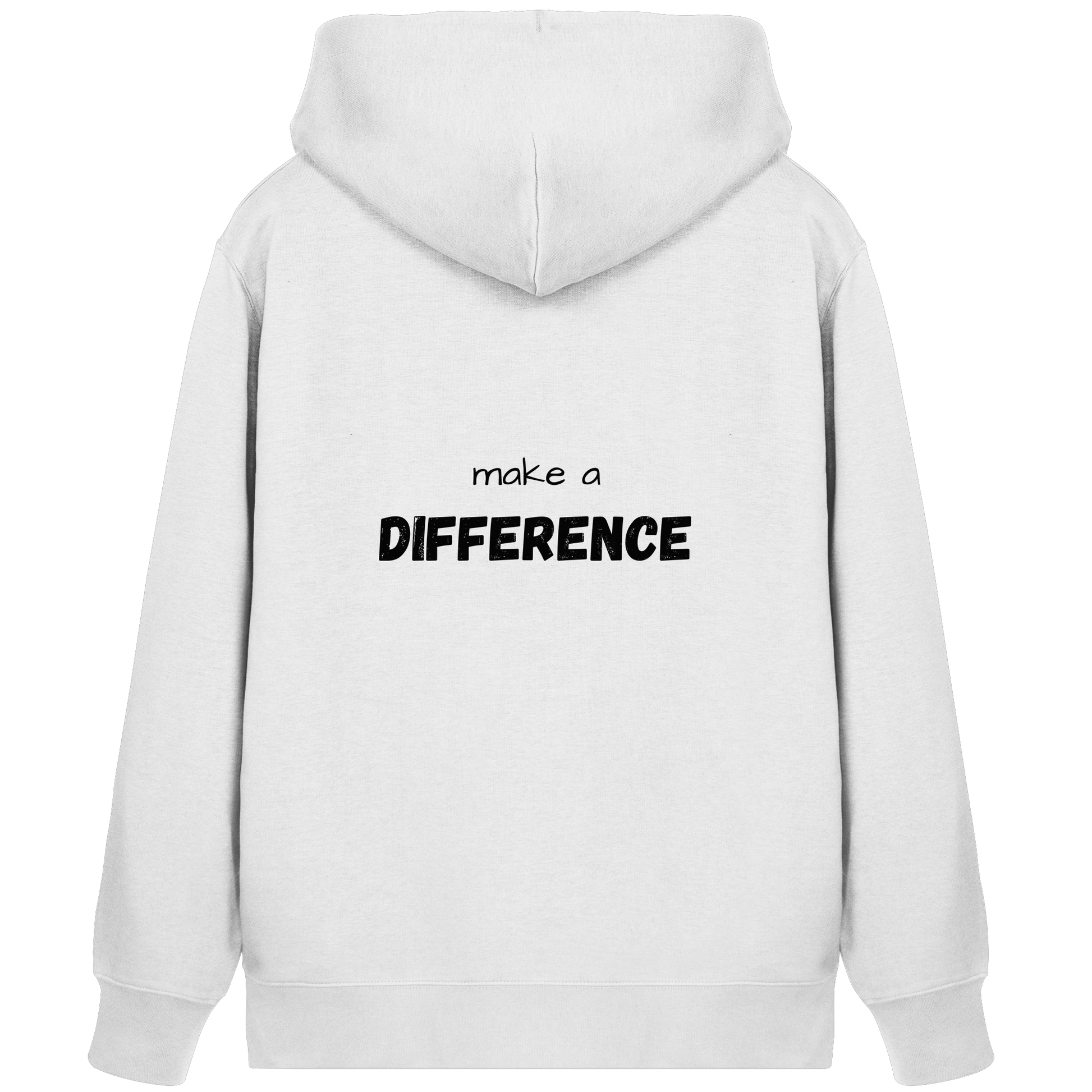 make a difference - Organic Zipper - wertvoll und geliebt 