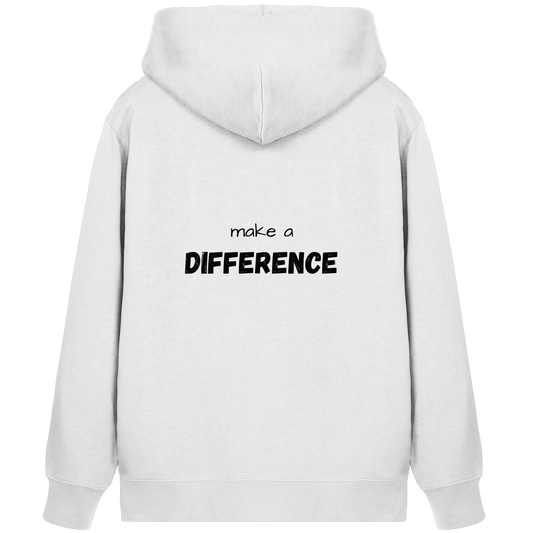 make a difference - Organic Zipper - wertvoll und geliebt 