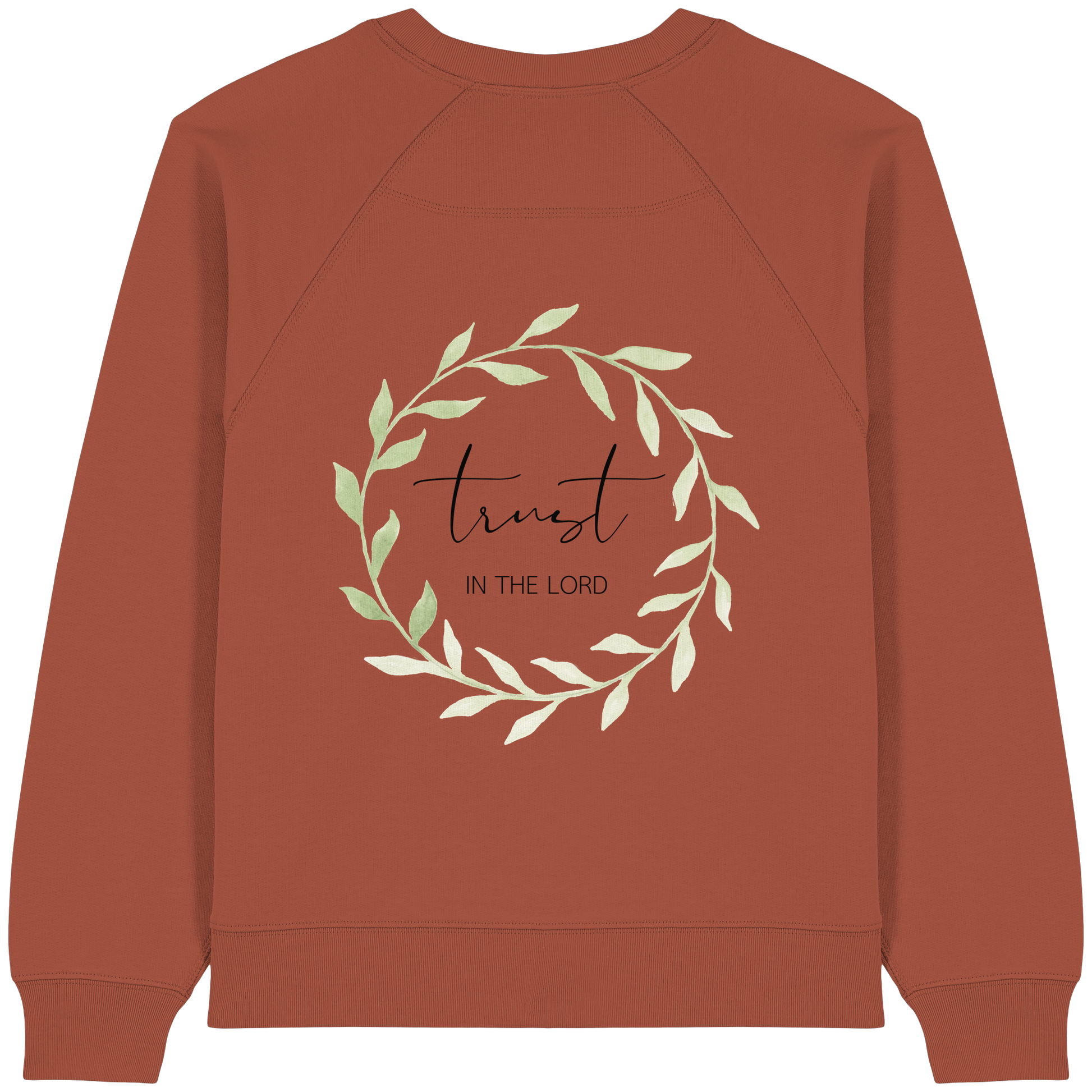 trust in the lord - Womens Organic Raglan Sweatshirt - wertvoll und geliebt 
