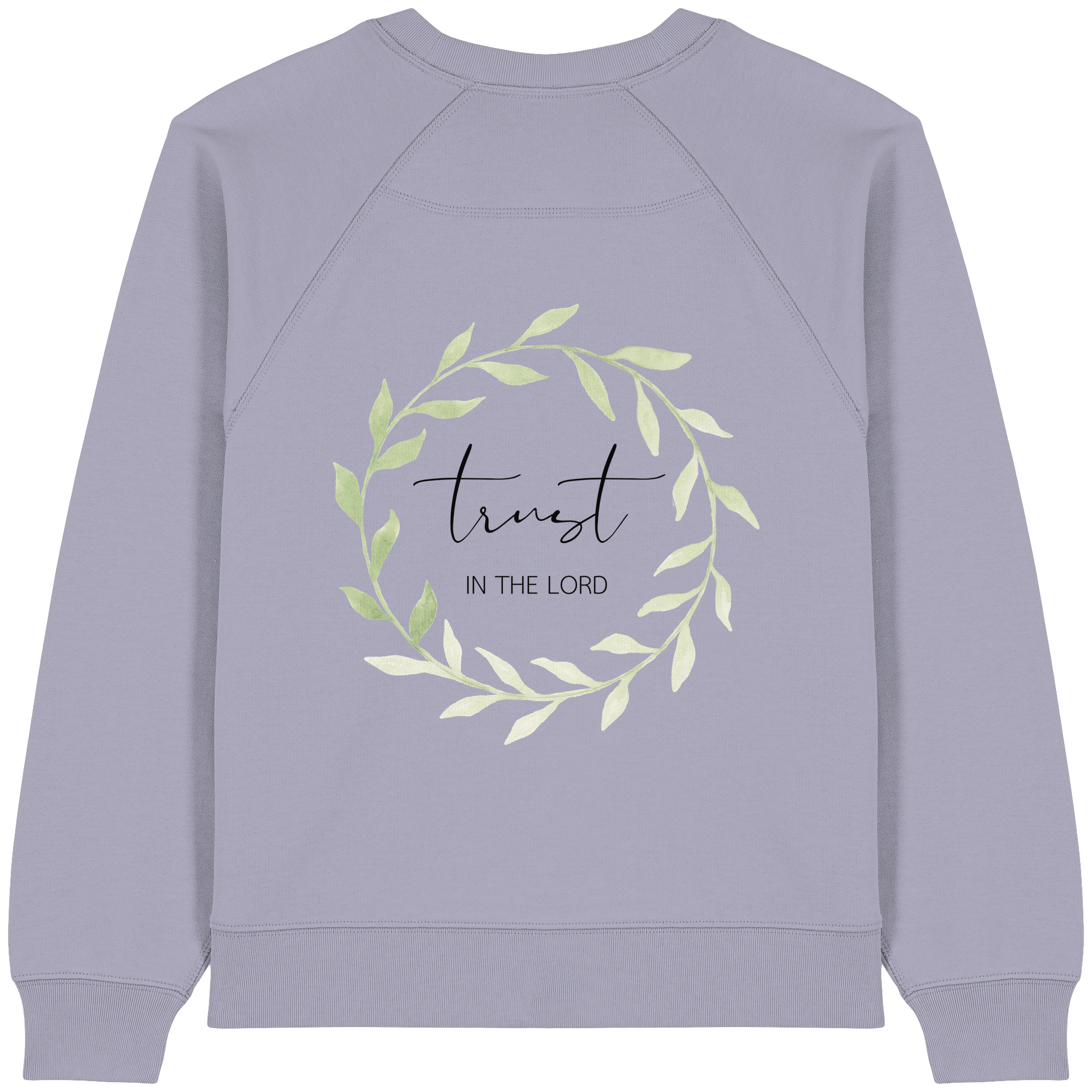 trust in the lord - Womens Organic Raglan Sweatshirt - wertvoll und geliebt 