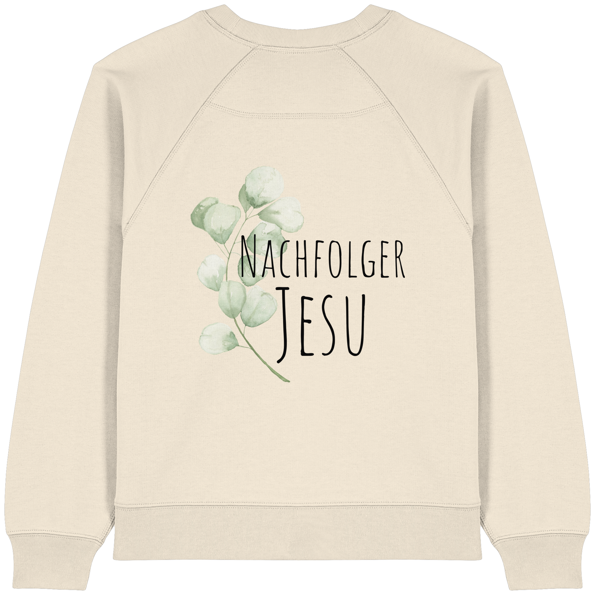 Nachfolger Jesu - Womens Organic Raglan Sweatshirt - wertvoll und geliebt 