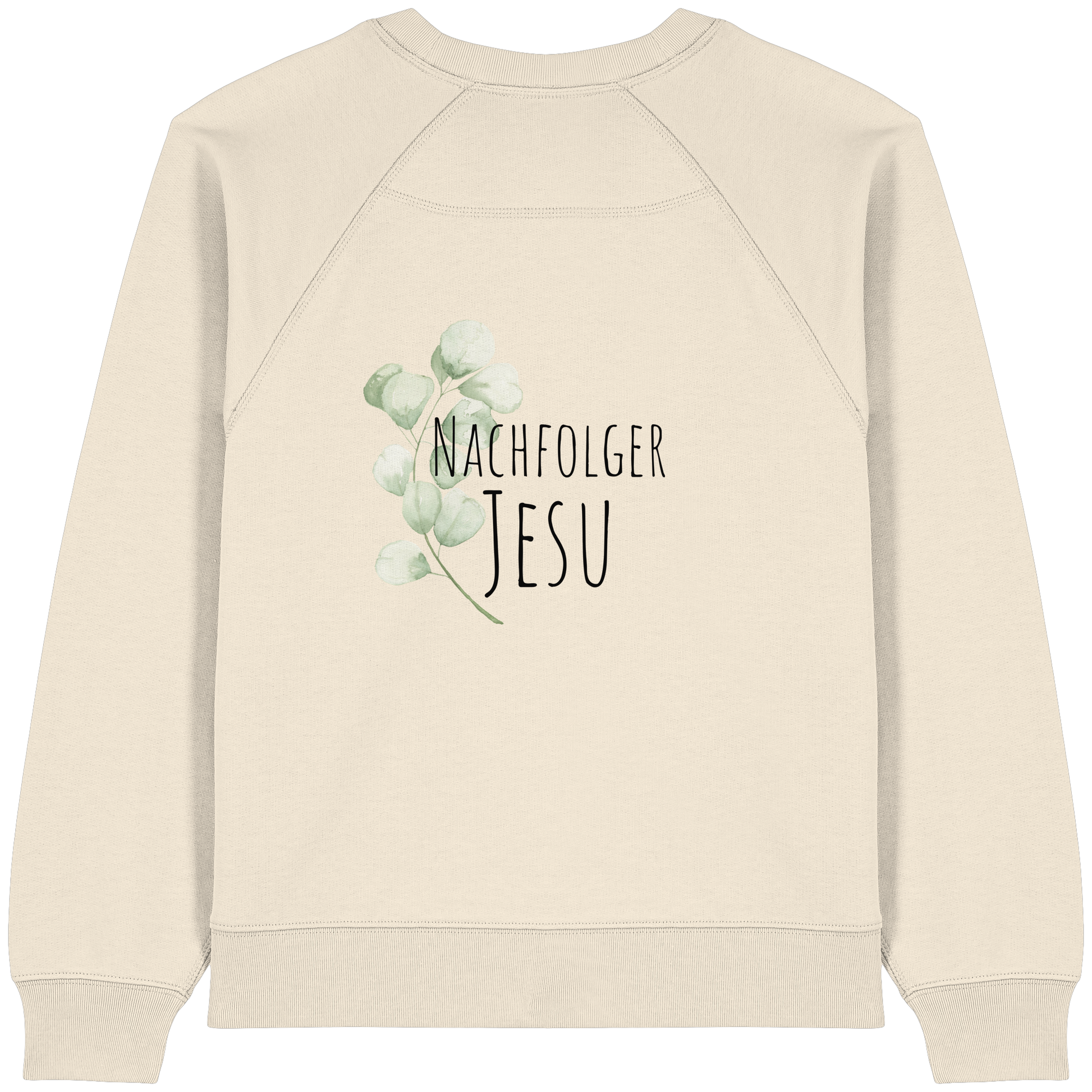 Nachfolger Jesu - Womens Organic Raglan Sweatshirt - wertvoll und geliebt 