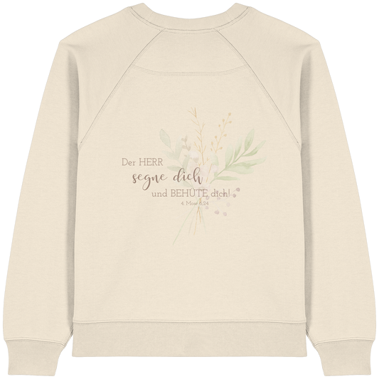 Derr Herr segne dich - Womens Organic Raglan Sweatshirt