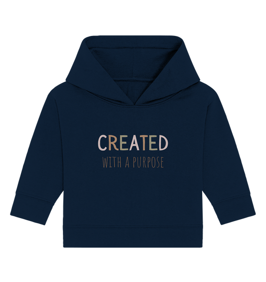 Created - Baby Organic Hoodie - wertvoll und geliebt 