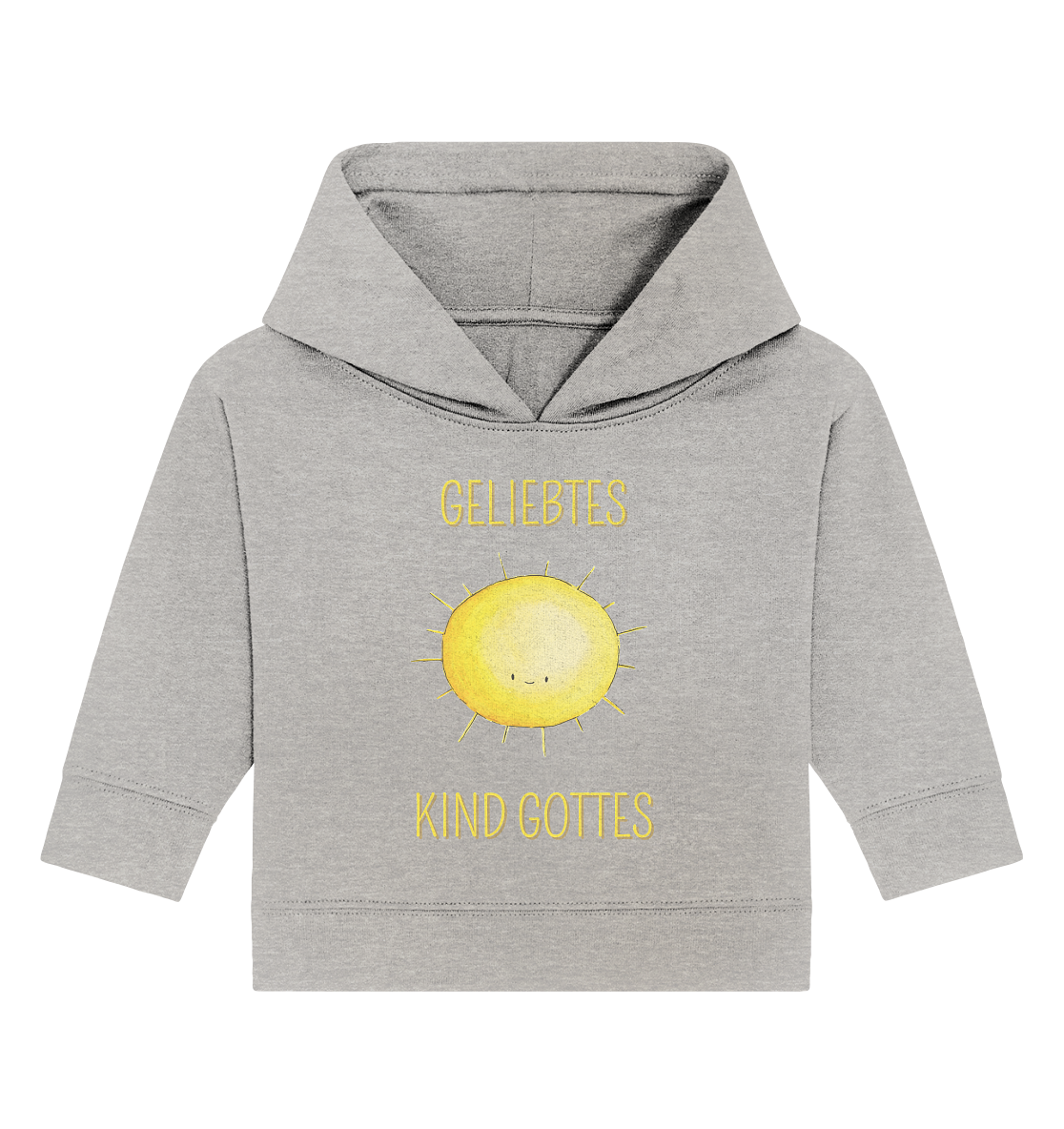Geliebtes Kind Gottes - Baby Organic Hoodie - wertvoll und geliebt 