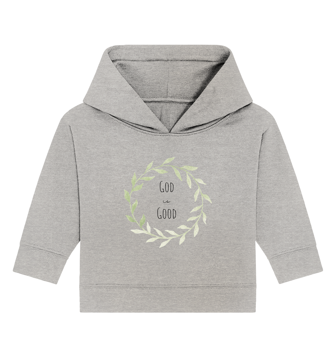 God is good - Baby Organic Hoodie - wertvoll und geliebt 