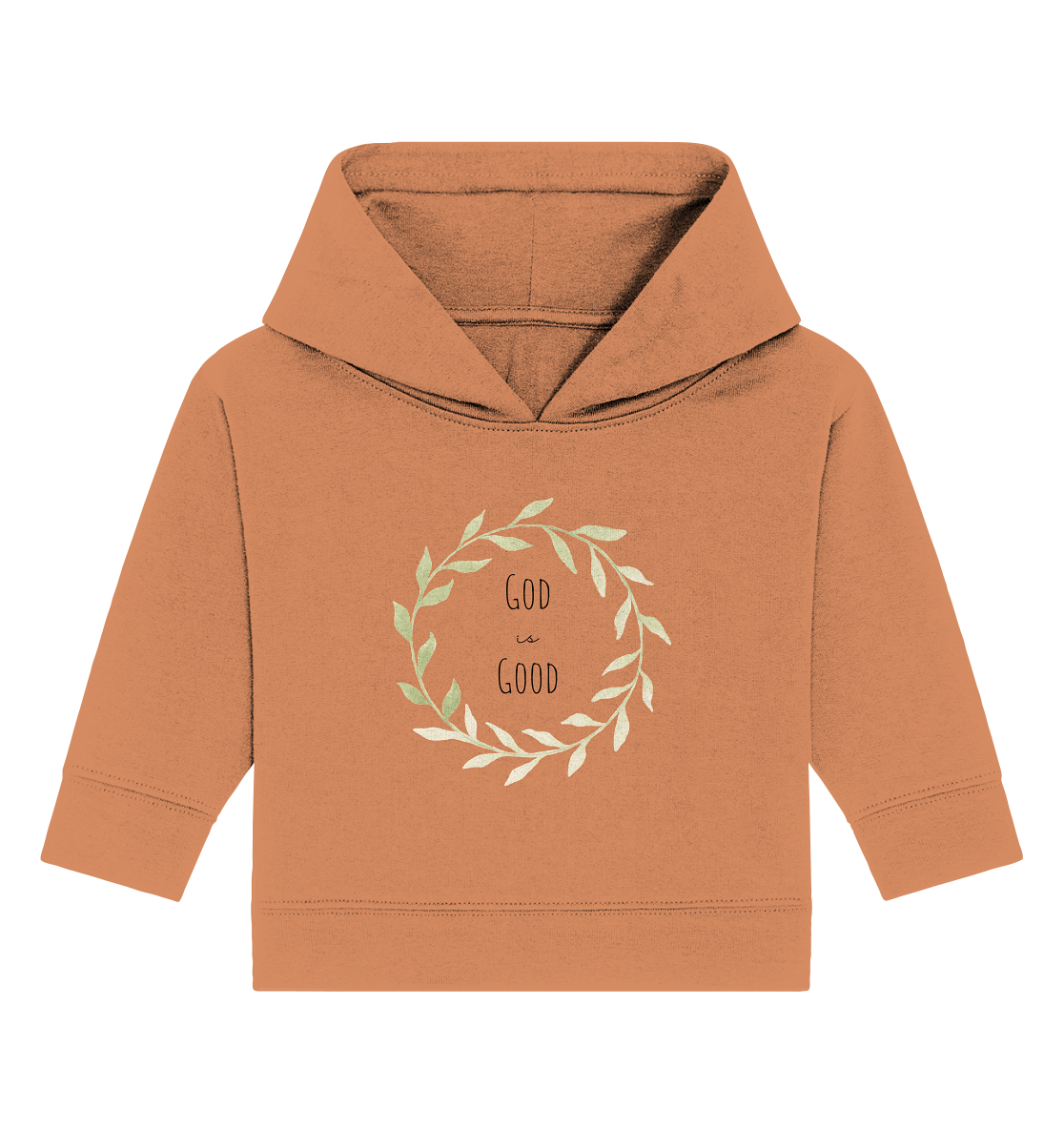 God is good - Baby Organic Hoodie - wertvoll und geliebt 