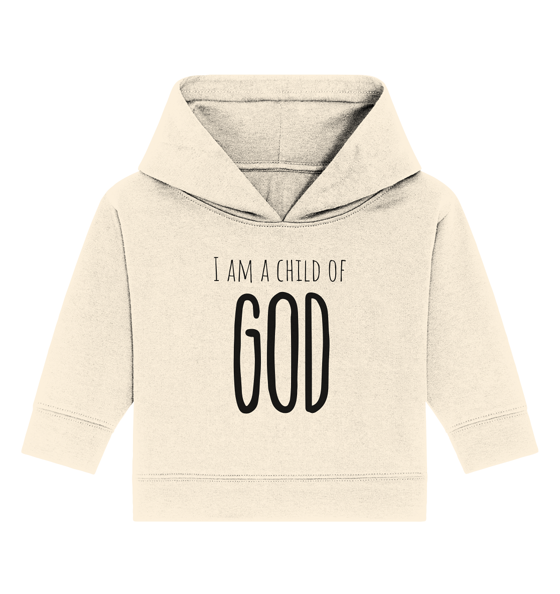 I am a child of God - Baby Organic Hoodie - wertvoll und geliebt 