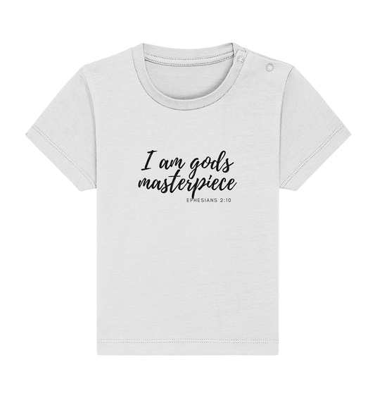 Gods Masterpiece - Baby Organic Shirt - wertvoll und geliebt 