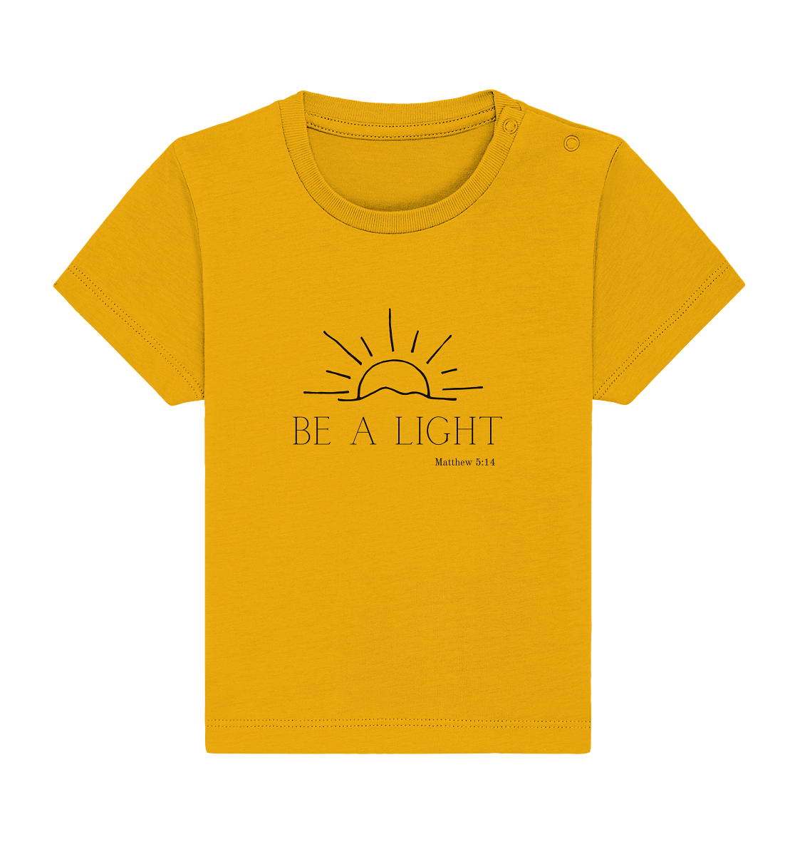 Be a light - Baby Organic Shirt - wertvoll und geliebt 
