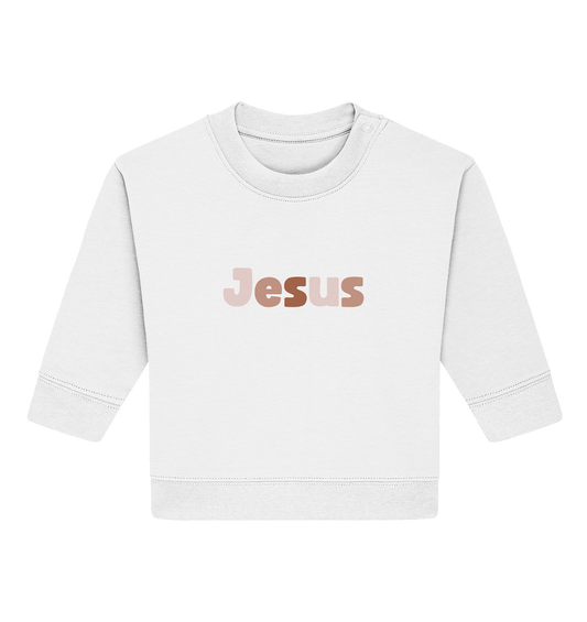 Jesus - Baby Organic Sweatshirt - wertvoll und geliebt 