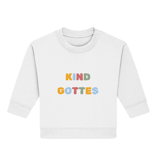 Kind Gottes - Baby Organic Sweatshirt - wertvoll und geliebt 