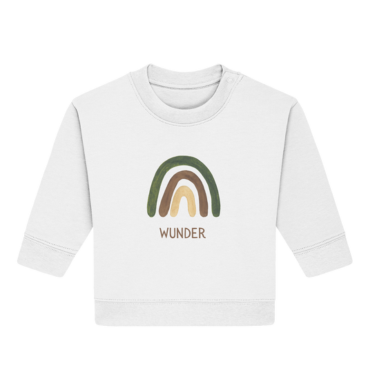 Wunder - Baby Organic Sweatshirt - wertvoll und geliebt 