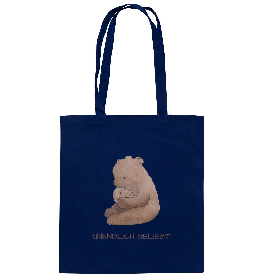 Unendlich geliebt - Baumwolltasche - wertvoll und geliebt 