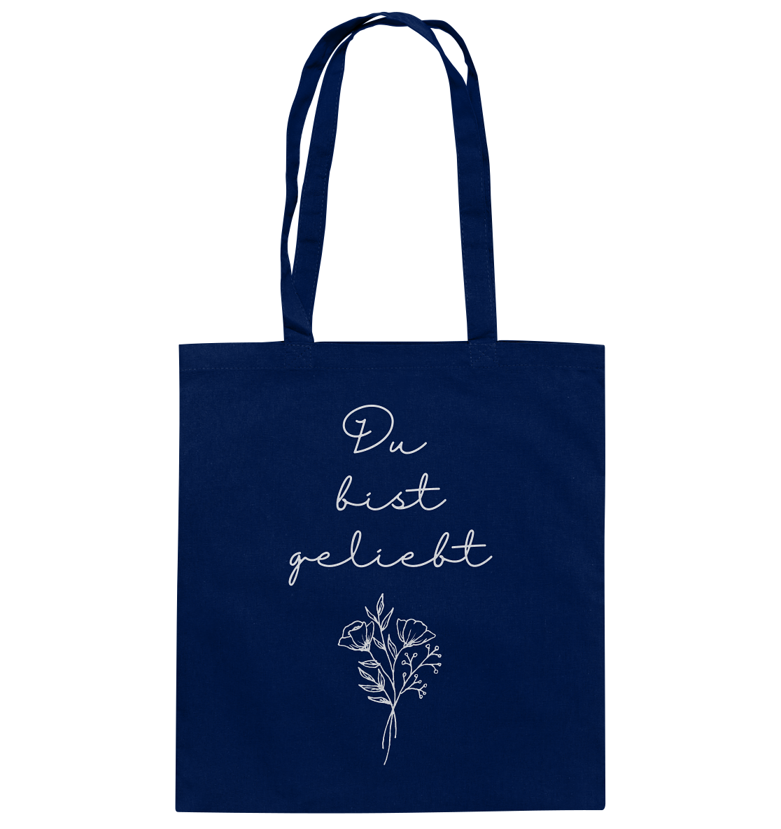 Du bist geliebt - Baumwolltasche - wertvoll und geliebt 