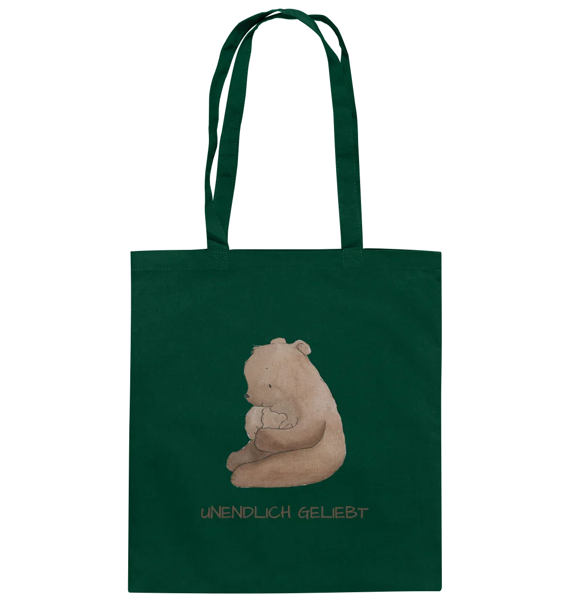 Unendlich geliebt - Baumwolltasche - wertvoll und geliebt 