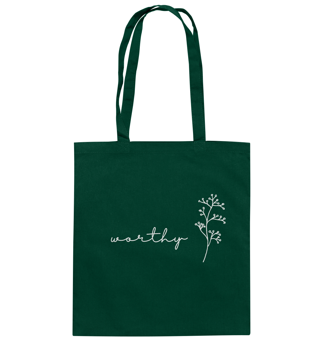 Worthy - Baumwolltasche - wertvoll und geliebt 