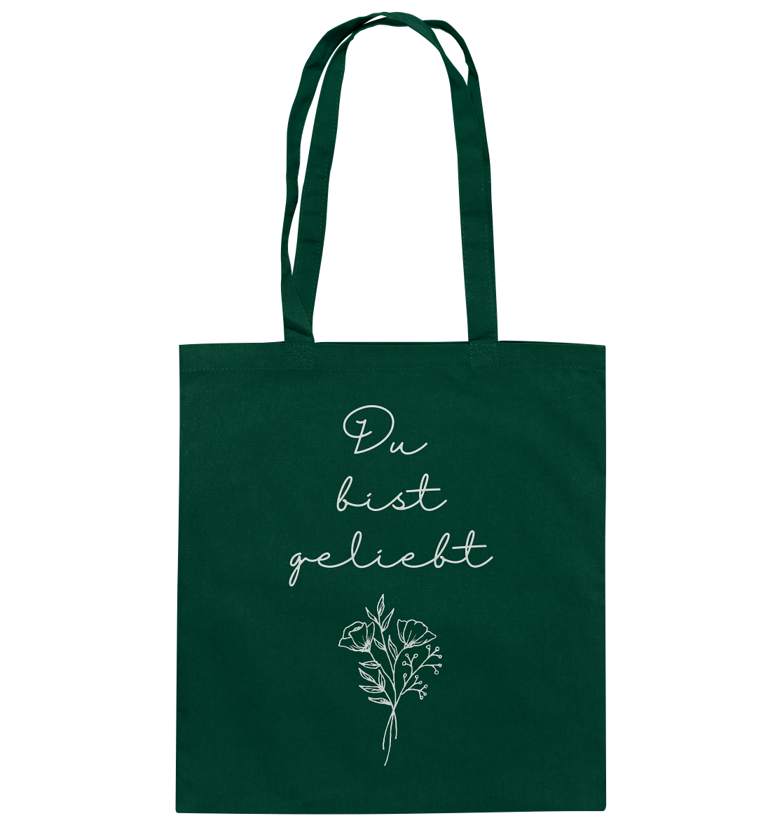 Du bist geliebt - Baumwolltasche - wertvoll und geliebt 