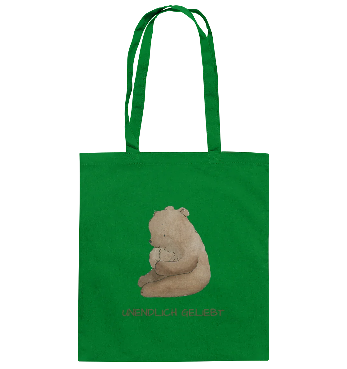 Unendlich geliebt - Baumwolltasche - wertvoll und geliebt 