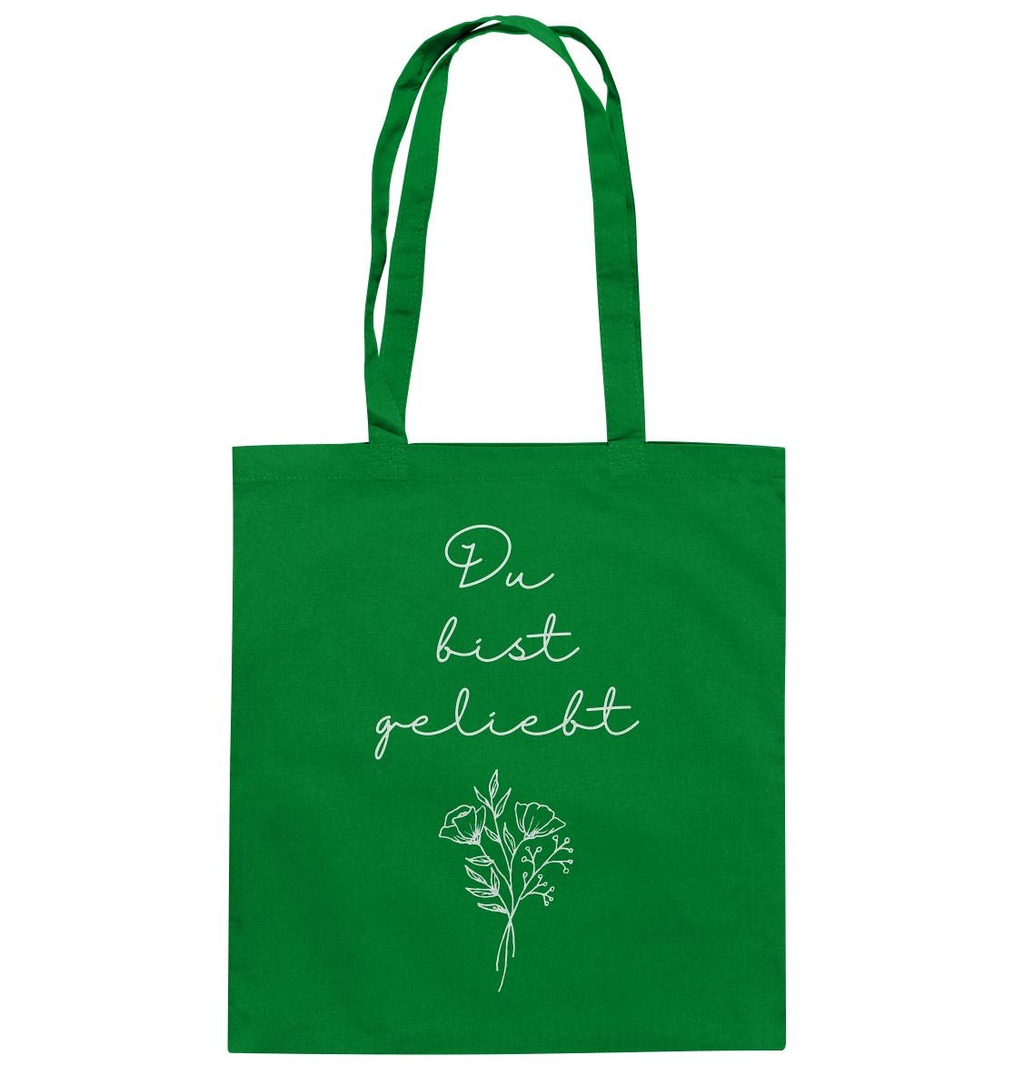 Du bist geliebt - Baumwolltasche - wertvoll und geliebt 