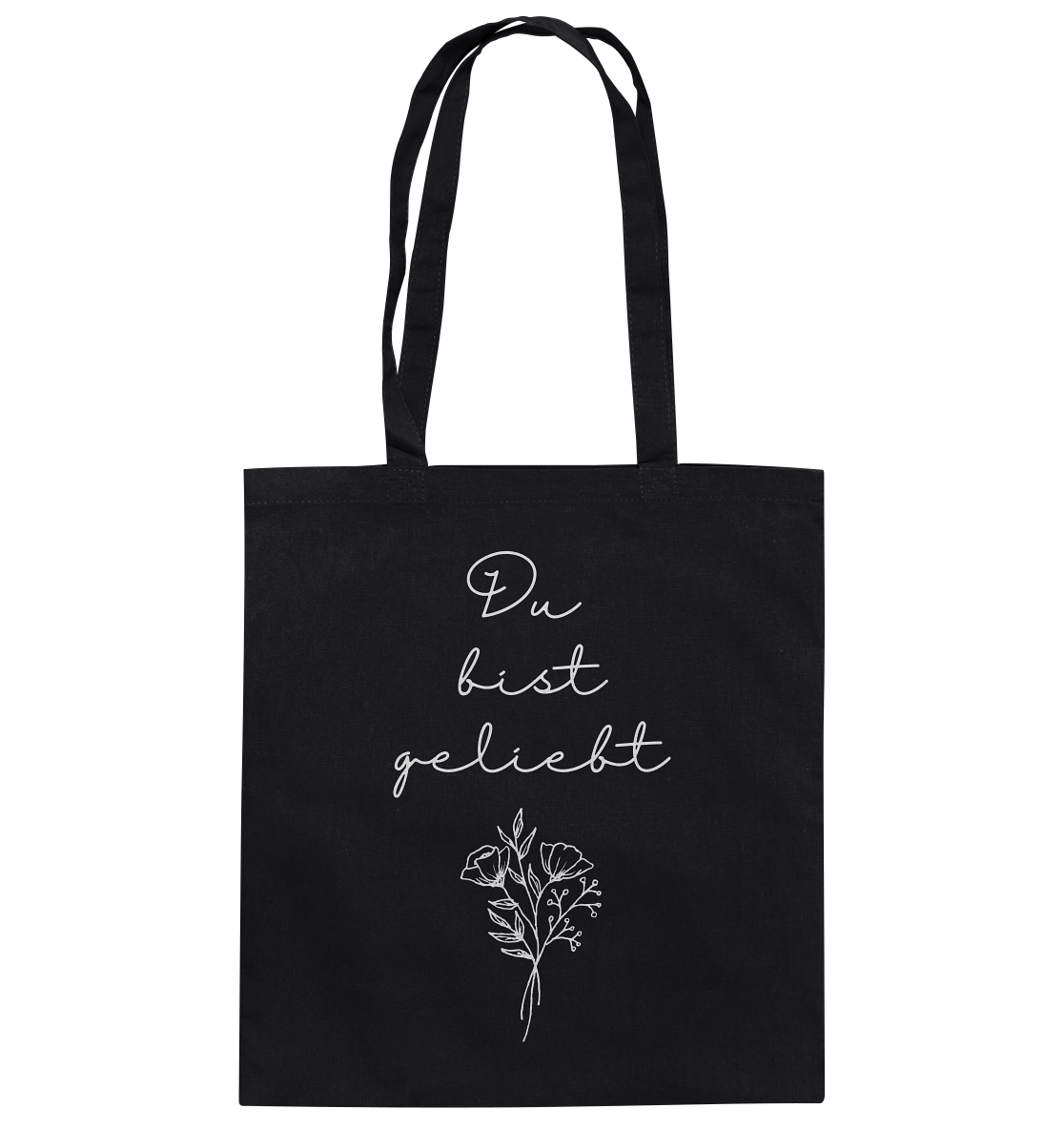 Du bist geliebt - Baumwolltasche - wertvoll und geliebt 