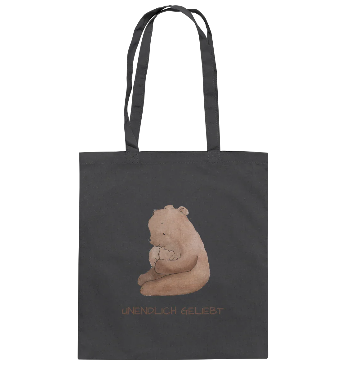 Unendlich geliebt - Baumwolltasche - wertvoll und geliebt 