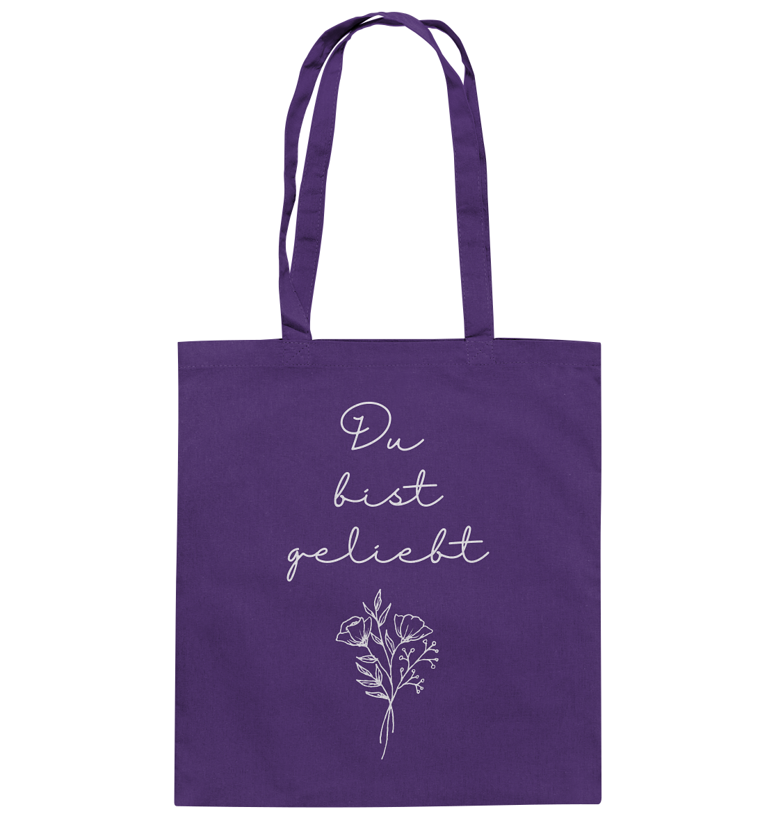 Du bist geliebt - Baumwolltasche - wertvoll und geliebt 