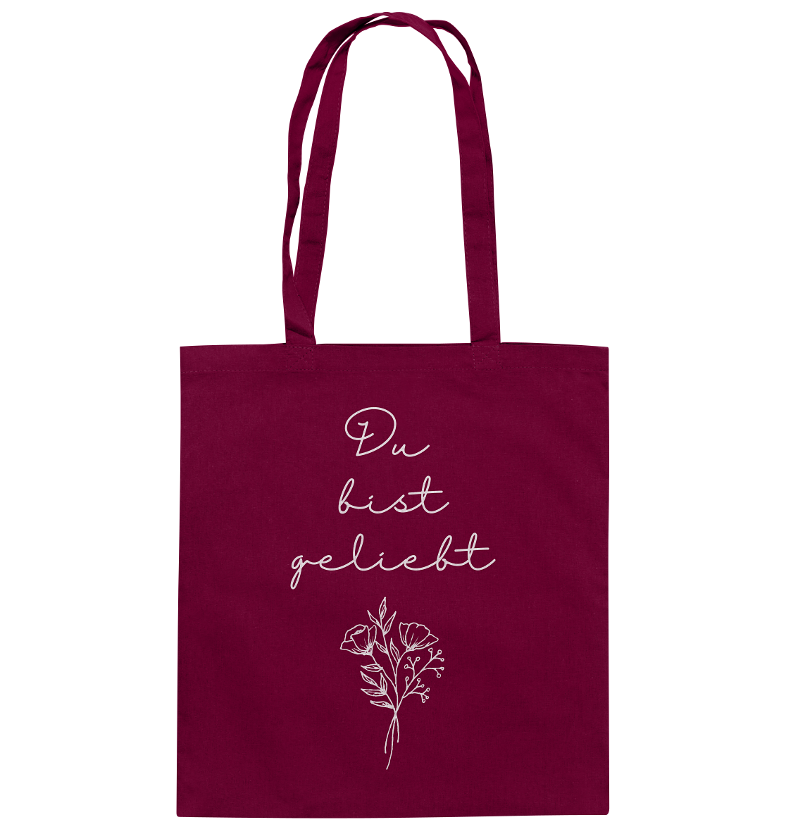 Du bist geliebt - Baumwolltasche - wertvoll und geliebt 