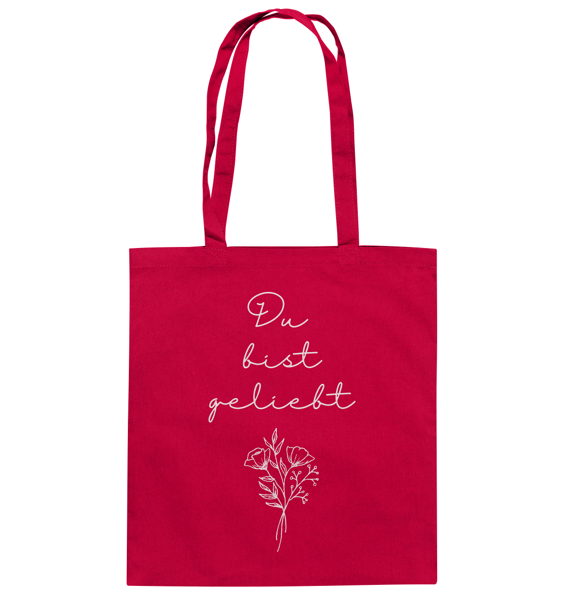 Du bist geliebt - Baumwolltasche - wertvoll und geliebt 