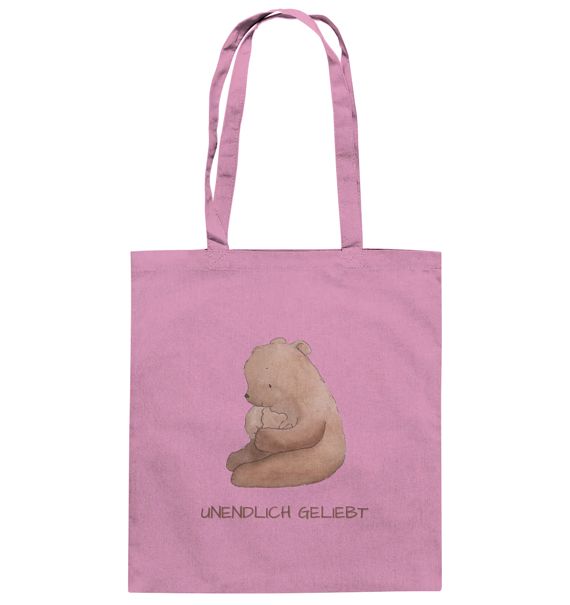 Unendlich geliebt - Baumwolltasche - wertvoll und geliebt 
