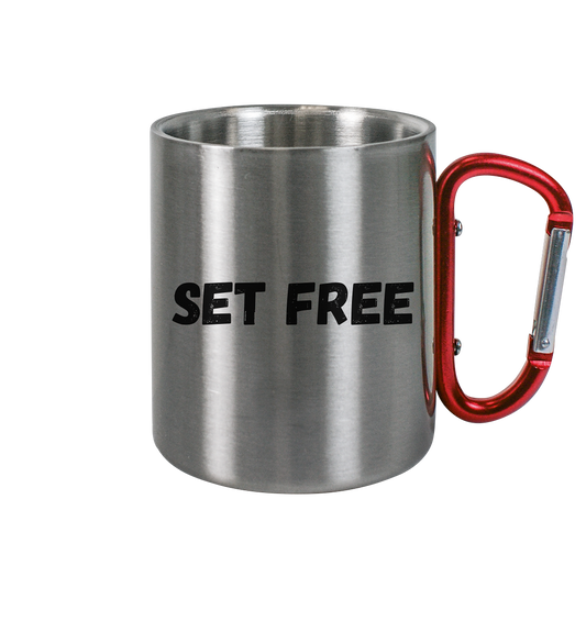 Set free - Edelstahl Tasse - wertvoll und geliebt 