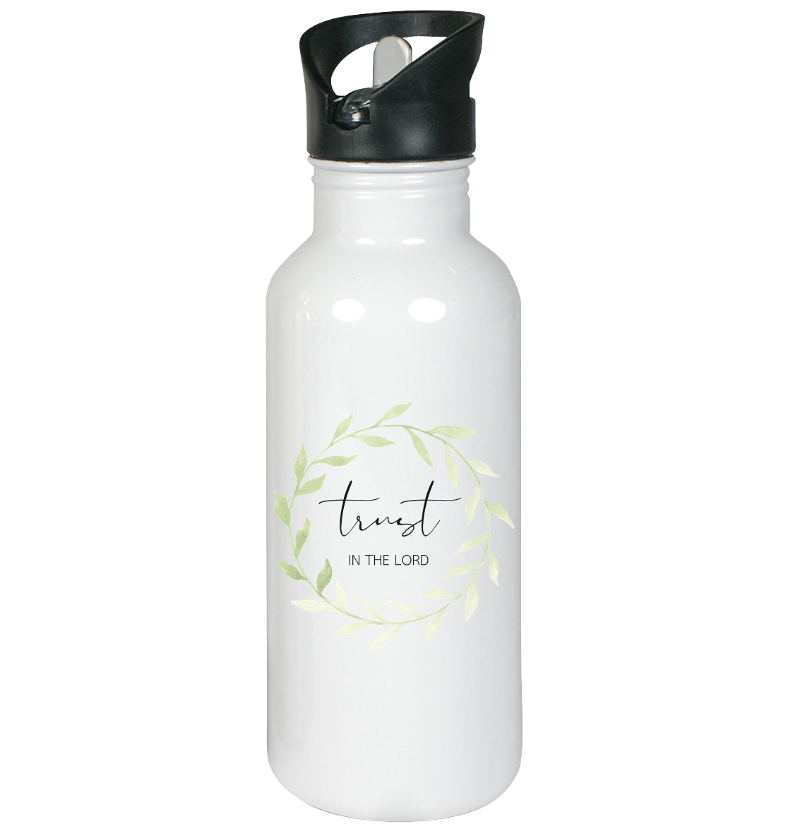 trust in the lord - Edelstahl-Trinkflasche - wertvoll und geliebt 