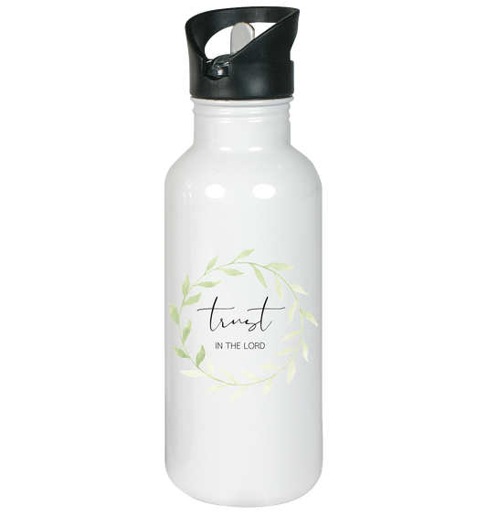 trust in the lord - Edelstahl-Trinkflasche - wertvoll und geliebt 