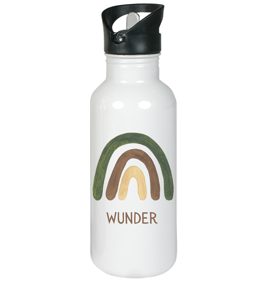 Wunder - Edelstahl-Trinkflasche - wertvoll und geliebt 