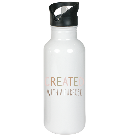 Created - Edelstahl-Trinkflasche - wertvoll und geliebt 
