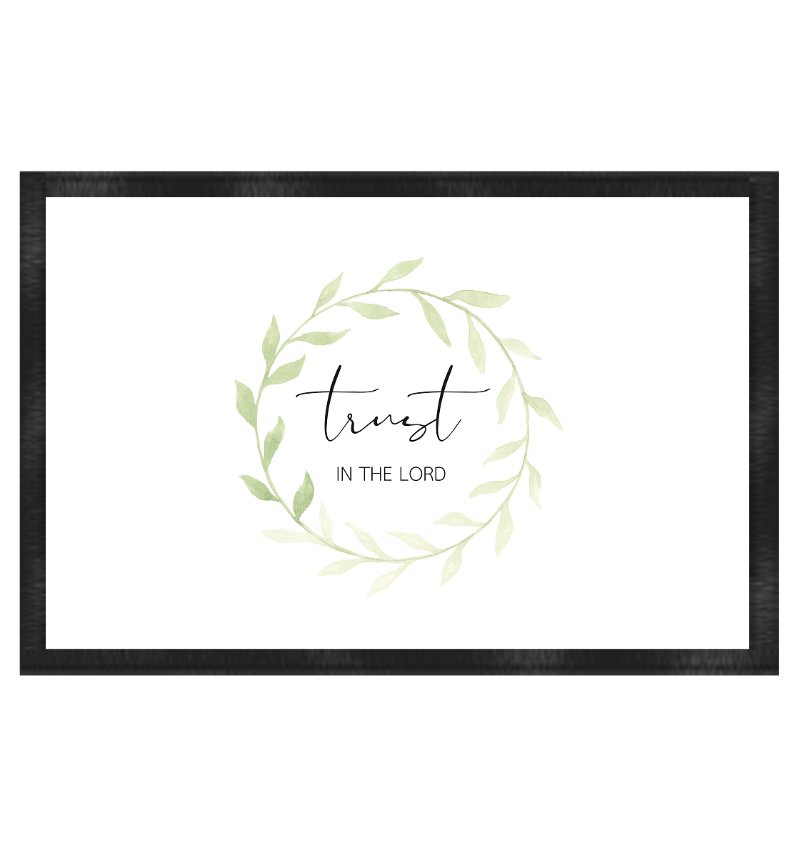 trust - Fußmatte 60x40cm - wertvoll und geliebt 