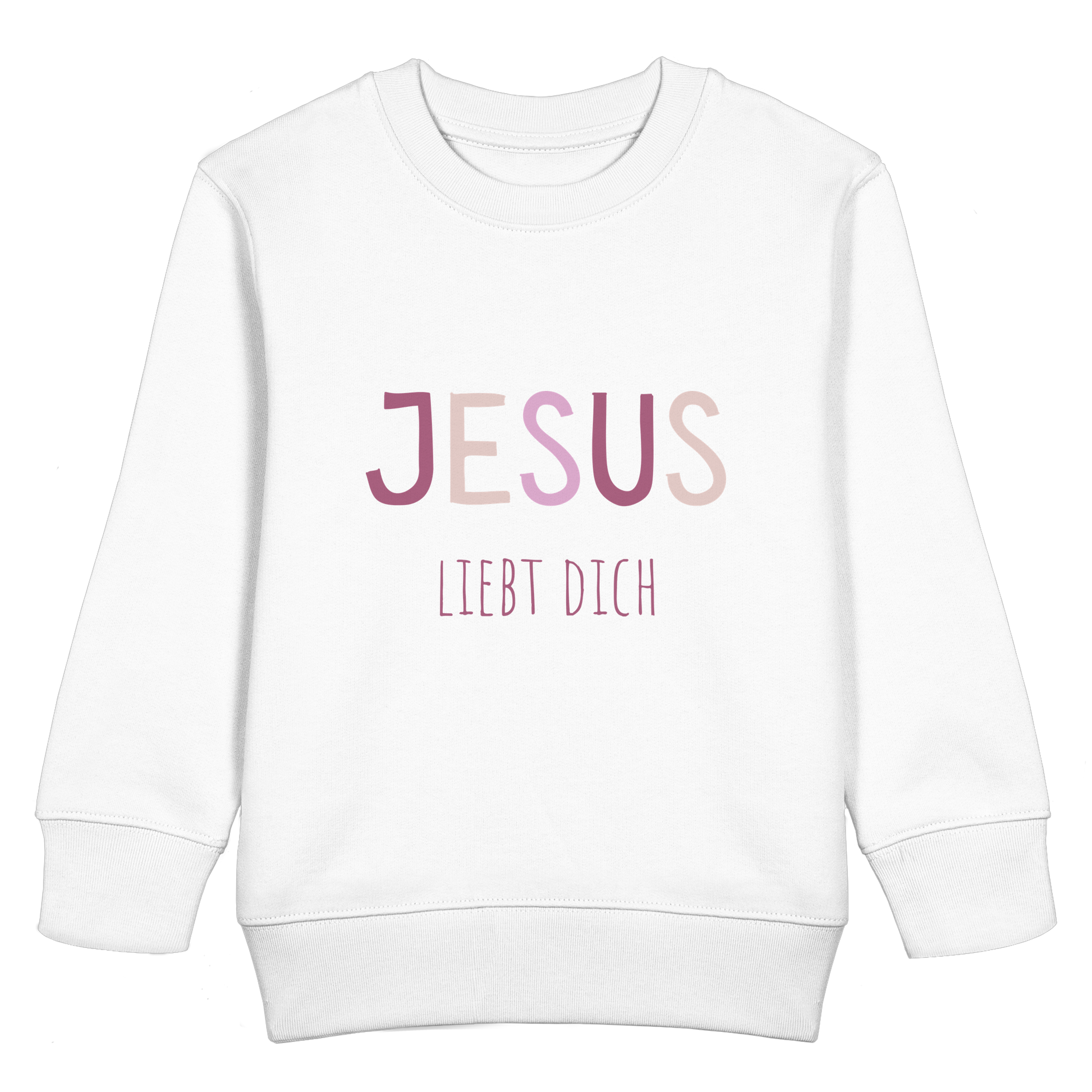 Jesus liebt dich Mädchen - Kids Basic Sweatshirt - wertvoll und geliebt 