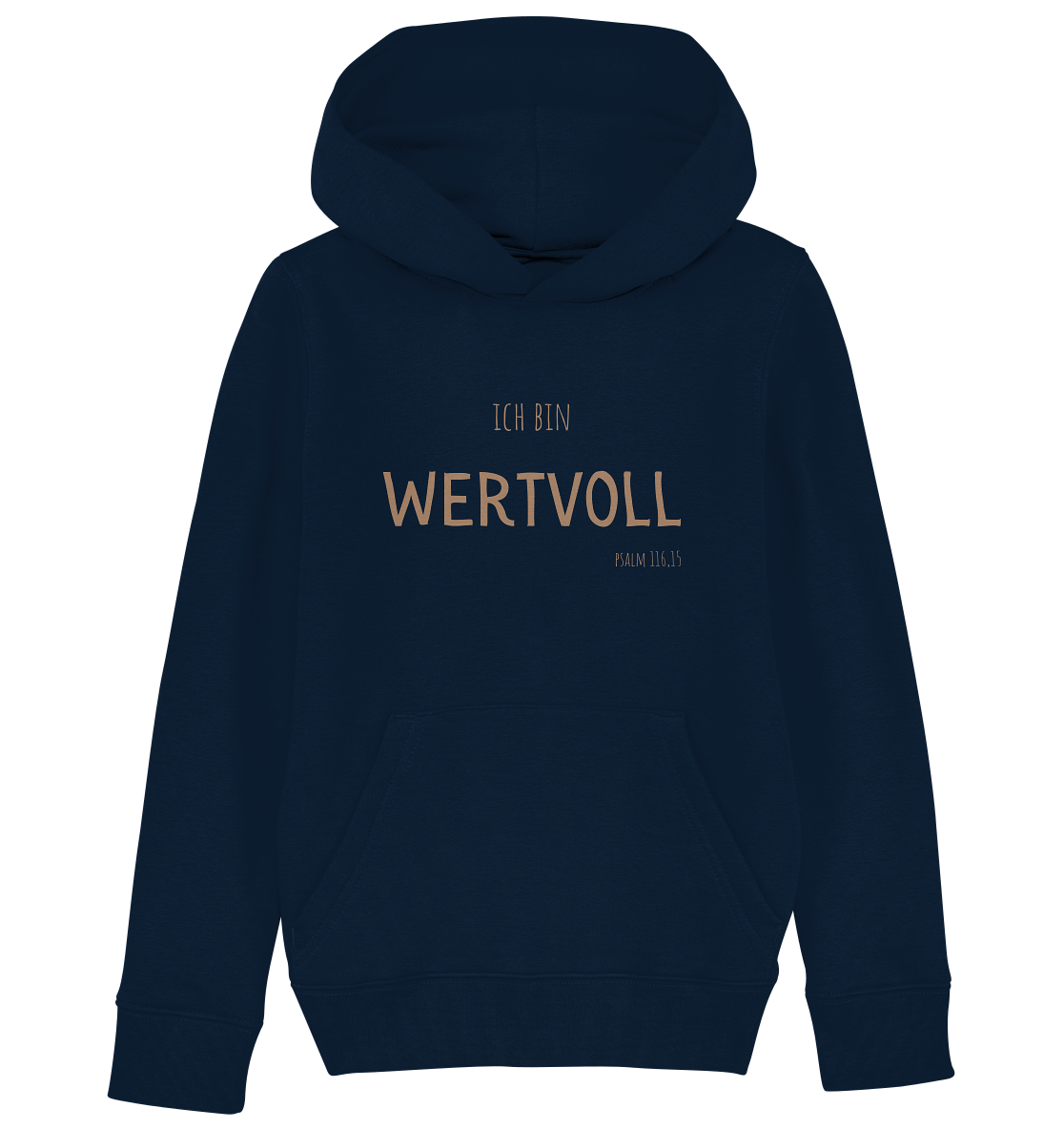Wertvoll - Kids Organic Hoodie - wertvoll und geliebt 
