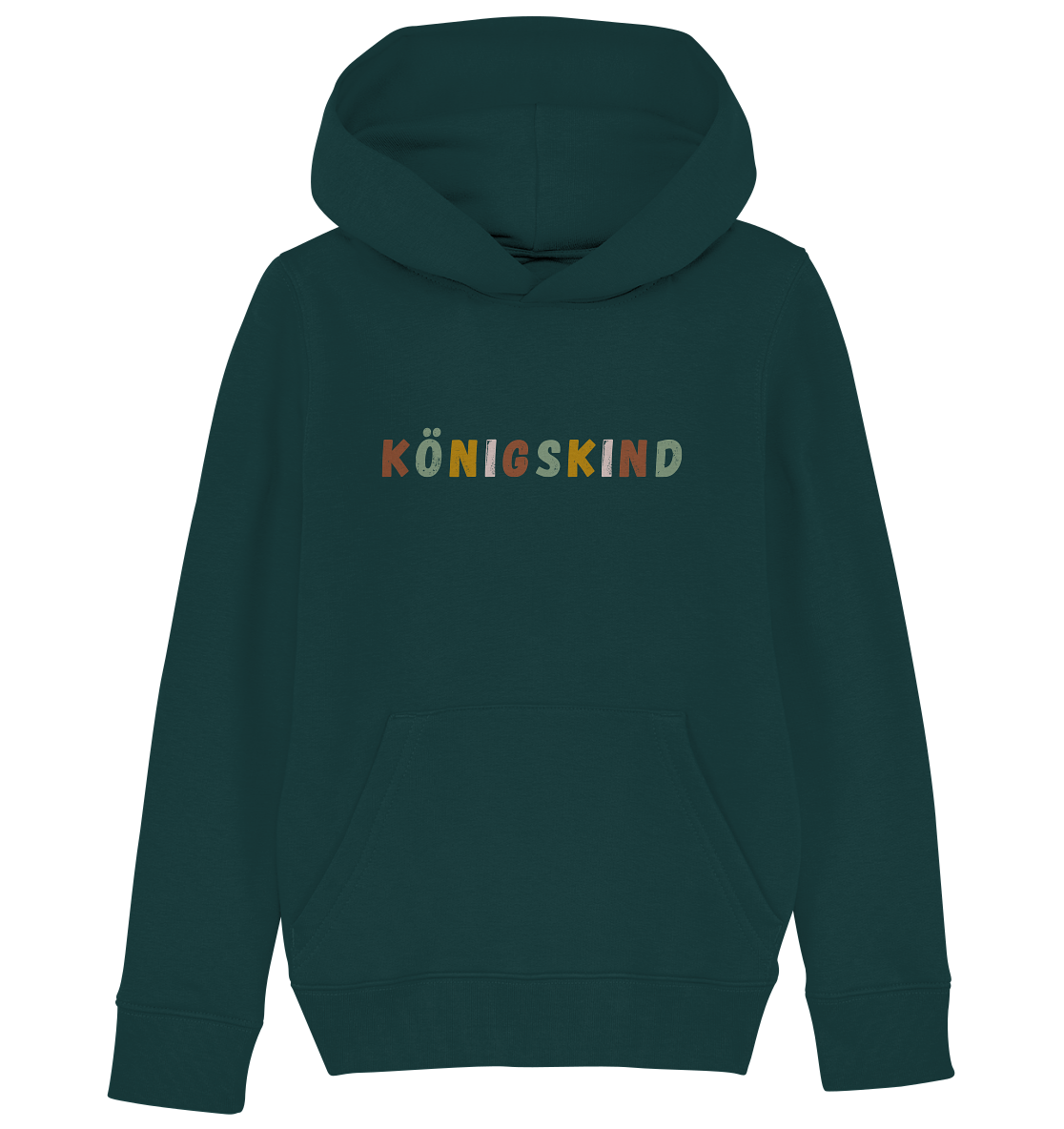 Königskind - Kids Organic Hoodie - wertvoll und geliebt 