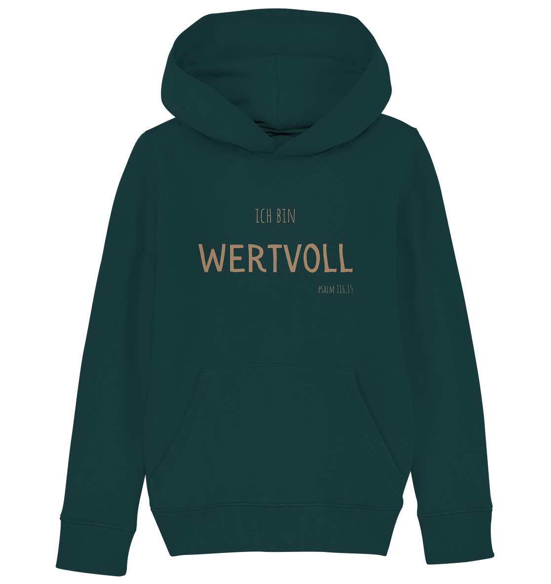 Wertvoll - Kids Organic Hoodie - wertvoll und geliebt 