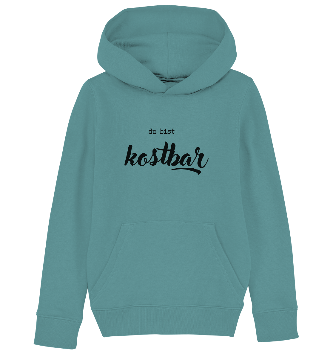 Kostbar - Kids Organic Hoodie - wertvoll und geliebt 