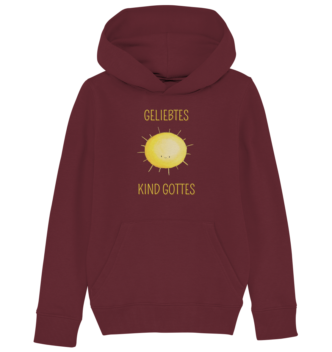 Geliebtes Kind Gottes - Kids Organic Hoodie - wertvoll und geliebt 