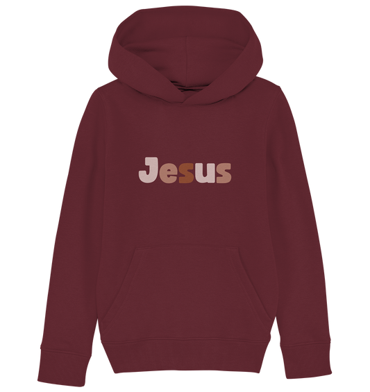 Jesus - Kids Organic Hoodie - wertvoll und geliebt 