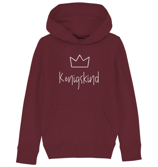 Königskind - Kids Organic Hoodie - wertvoll und geliebt 