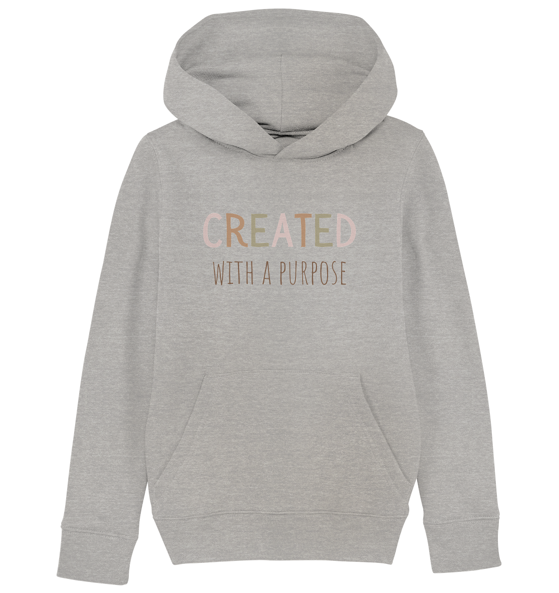 Created - Kids Organic Hoodie - wertvoll und geliebt 