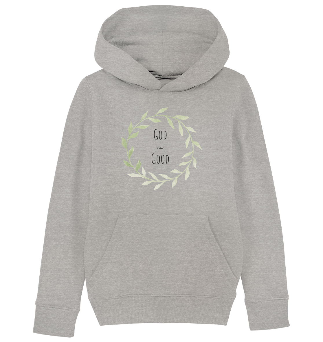 God is good - Kids Organic Hoodie - wertvoll und geliebt 