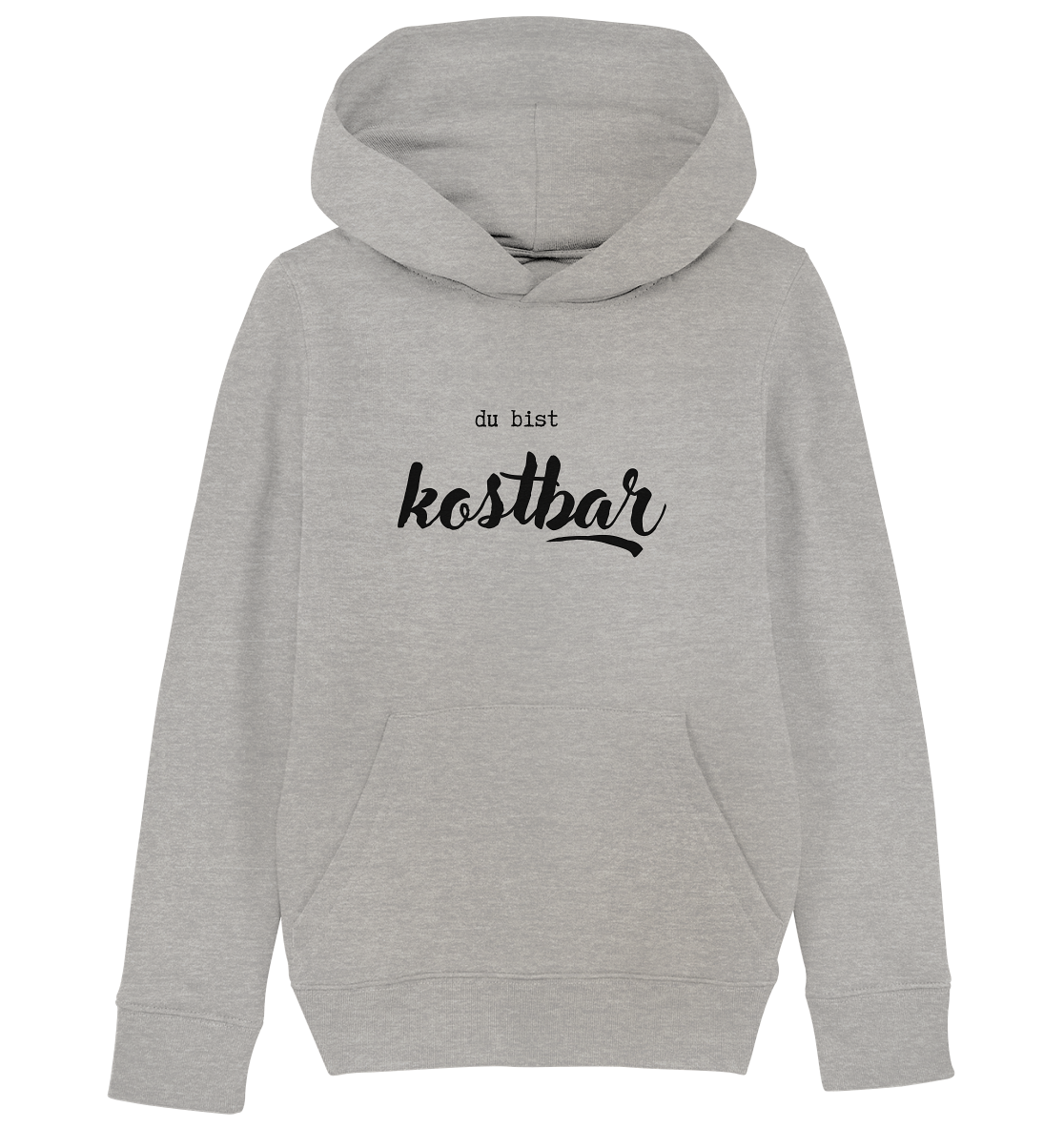Kostbar - Kids Organic Hoodie - wertvoll und geliebt 