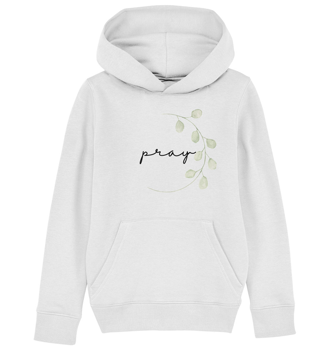 pray - Kids Organic Hoodie - wertvoll und geliebt 